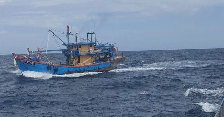 3 Kapal Pencuri Ikan Asal Malaysia Digulung di Selat Malaka dan Laut Sulawesi