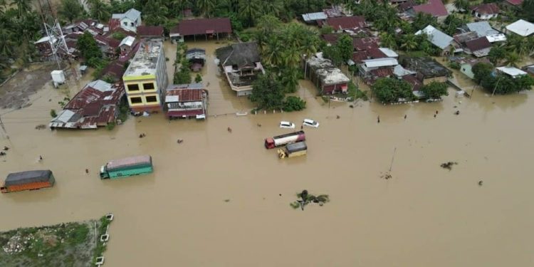 Aceh Diterjang Banjir, Ribuan Warga Mengungsi