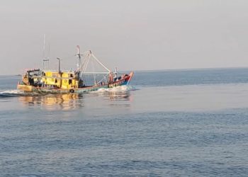ILLEGAL FISHING: Indonesia Tangkap Kapal Ikan Malaysia di Selat Malaka