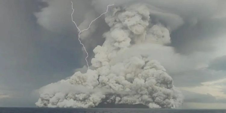 Gunung Api di Tonga Kembali Erupsi, Nasib 5 Warga Indonesia Belum Jelas