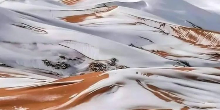 Efek Perubahan Iklim, Gurun Sahara Diselimuti Salju