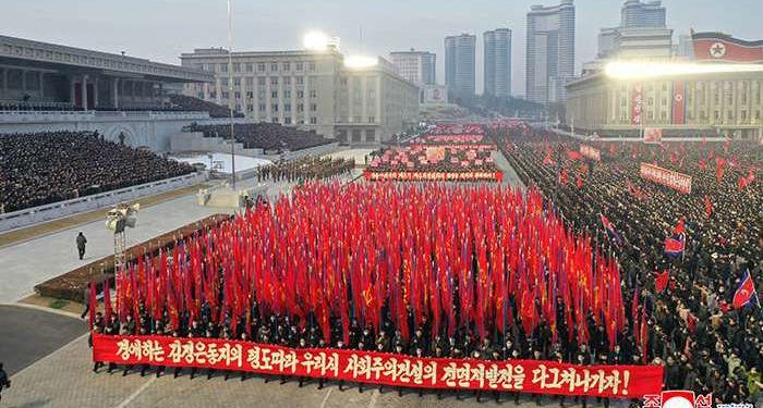 Deklarasi Ribuan Warga Korea Utara Dukung Partai Buruh