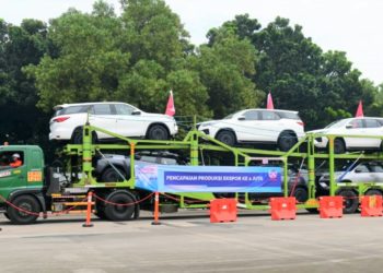 Indonesia Ekspor Perdana Mobil Fortuner ke Australia