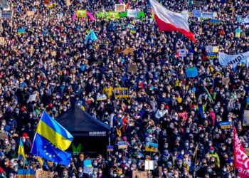 Demonstrasi Mengecam Invasi Rusia ke Ukraina Menggema Diberbagai Negara