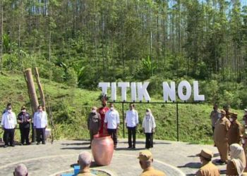 Presiden Jokowi Gelar Ritual Kendi Nusantara di IKN Indonesia