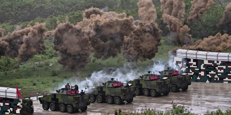 Militer Taiwan Simulasi Perang Hadapi Invasi China 1