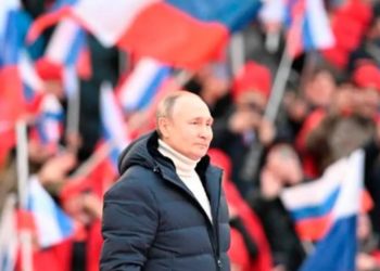 Pidato Persatuan Putin Disambut Gemuruh Rakyat Rusia
