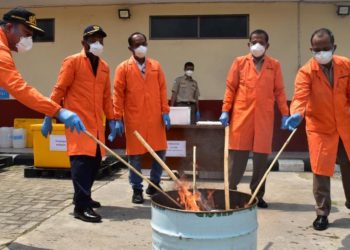 Indonesia Musnahkan Ikan Impor dari Jepang dan Kolombia