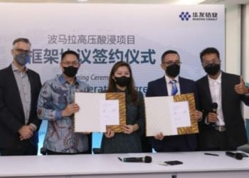 Vale Indonesia Gandeng Huayou China Bangun Smelter Nikel HPAL di Pomalaa