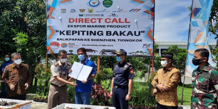Balikpapan Ekspor 5 Ton Kepiting Bakau ke China