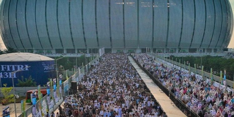 Bersejarah, Jakarta International Stadium Jadi Lokasi Sholat Id Ribuan Umat Islam