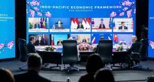 Lawan Pengaruh China, Biden Gandeng 12 Negara dalam Kerangka Ekonomi Indo-Pasifik 2