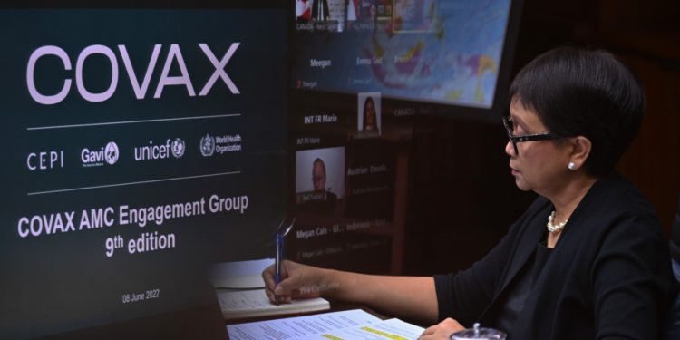 COVAX AMC EG: Indonesia Dorong Percepatan Vaksinasi Global