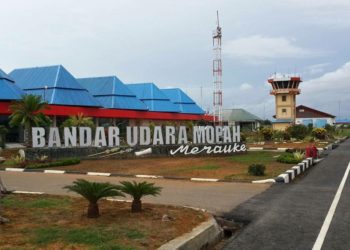 Bandara Mopah Merauke Diblokade, Pesawat Lion Air Gagal Mendarat