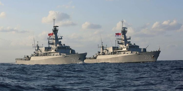 Militer Indonesia dan India Latihan Bersama Pengamanan Maritim
