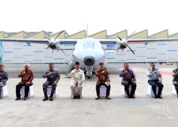 Gebrakan Menhan Prabowo, TNI AL Kini Miliki Pesawat CN235 dan 2 Heli Anti Kapal Selam