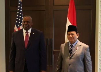 Prabowo dan Lloyd Austin Bahas Pertahanan dan Keamanan Dunia