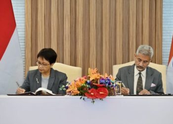 Indonesia dan India Teken 3 Perjanjian Strategis