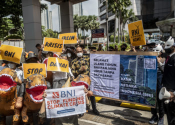 Generasi di Indonesia Serukan BNI Hentikan Pendanaan Proyek Batu Bara