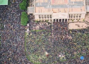 Saat Rakyat Sipil Kuasai Istana Kepresidenan Sri Lanka