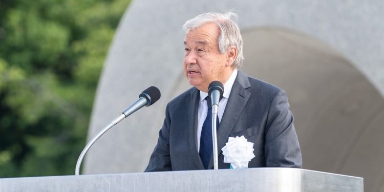 Dari Hiroshima, Sekjen PBB Serukan Pelucutan Senjata Nuklir Global
