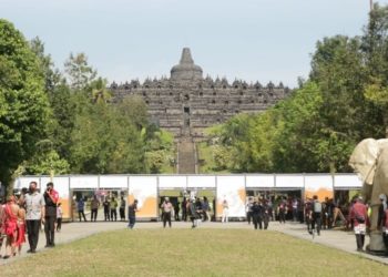 Ribuan Warga Borobudur Meriahkan Kirab Budaya G20