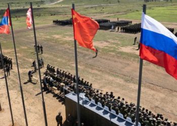 Militer Rusia, China dan India, Gelar Latihan Perang