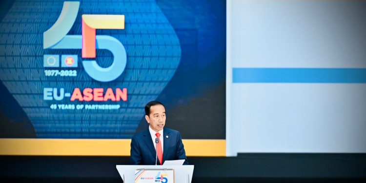 KTT ASEAN-Uni Eropa: Presiden Jokowi Suarakan Kemitraan yang Setara