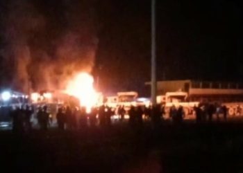 Fasilitas Smelter Nikel PT. GNI Dibakar Massa, Pekerja China dan Indonesia Bentrok