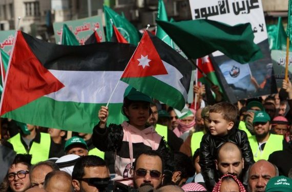 Ribuan Warga Yordania Kecam Israel atas Pembunuhan Warga Palestina