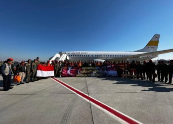 Gelombang Pertama Misi Kemanusiaan Indonesia Sudah Tiba di Turkiye