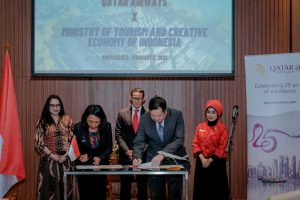 Indonesia Gandeng Qatar Airways Tingkatkan Kunjungan Wisatawan 1