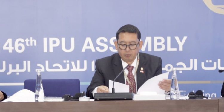 Fadli Zon Sampaikan Draft Resolusi Islamofobia dan Intoleransi di Sidang IPU Bahrain