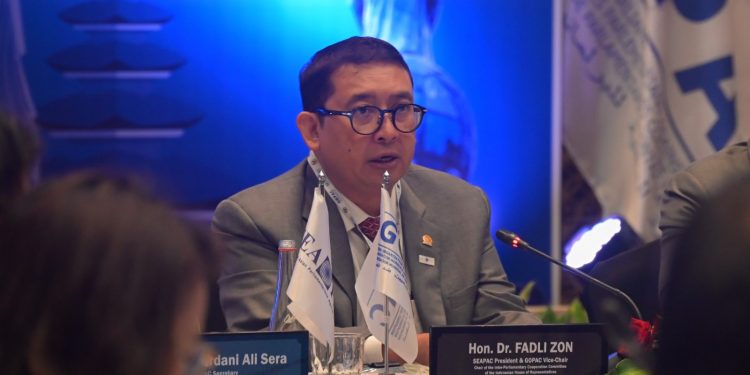 Fadli Zon Kembali Dipercaya Pimpin Organisasi Parlemen Asia Tenggara Anti Korupsi