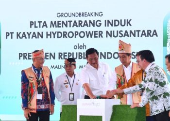 Proyek PLTA Mentarang Kerja Sama Indonesia-Malaysia Mulai Dibangun