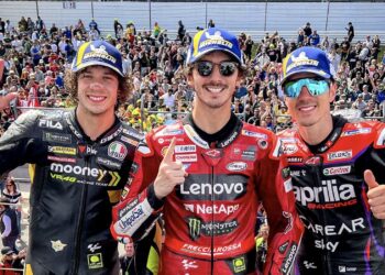 Francesco Bagnaia, Vinales dan Bezzecch Juara di MotoGP Portugal