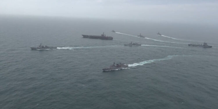 Militer Korea Selatan, AS dan Jepang Gelar Latihan Gabungan