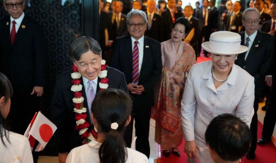 Kaisar Jepang Kunjungi Proyek MRT Jakarta 1
