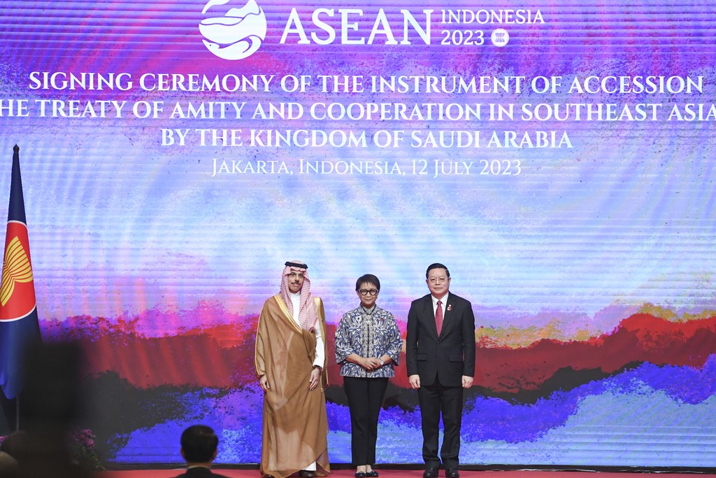 Arab Saudi Teken Aksesi Traktat Persahabatan dan Kerja Sama ASEAN 1