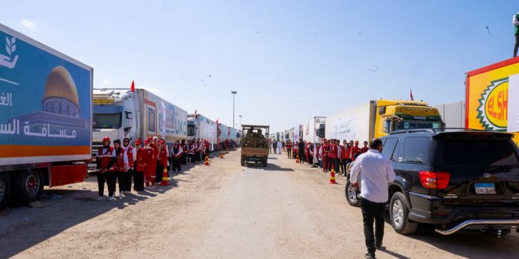 Konvoi Bantuan PBB Terus Bergerak ke Gaza