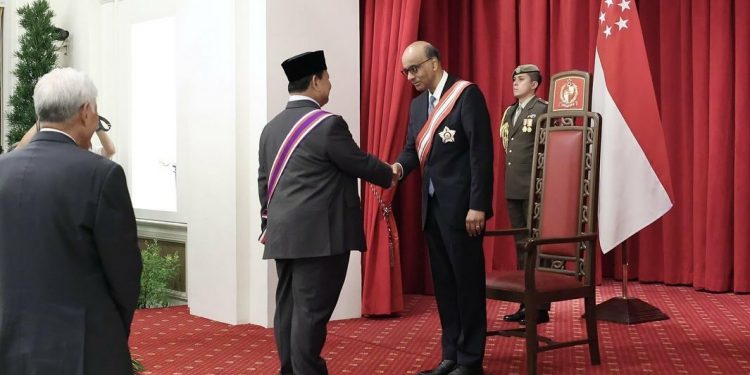 Prabowo Subianto Receives the Highest Military Award from the Singapore Government 1 Prabowo Subianto Receives the Highest Military Award from the Singapore Government