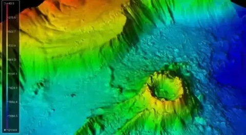 Volcanes submarinos han descubierto la costa del Pacífico de Canadá, Indonesia y Guatemala