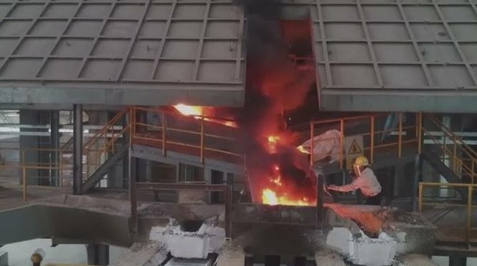 PT Sulawesi Mining Investment’s Nickel Smelter at IMIP Caught Fire