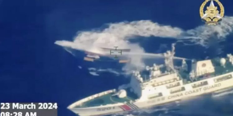 3 Filipino Soldiers Injured by Chinese Coast Guard Water Cannon Attack