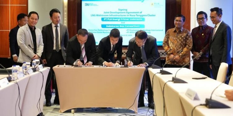 PLN Collaborates with Indokorea Gas Consortium to Build LNG Infrastructure in Nusa Tenggara