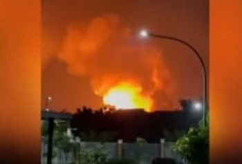 TNI Ammunition Warehouse Burns and Explodes