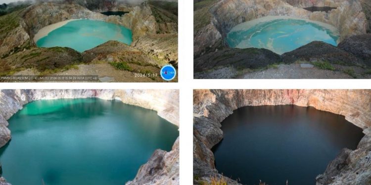Lake Water Changes Color, Mount Kelimutu Status Raised to Alert