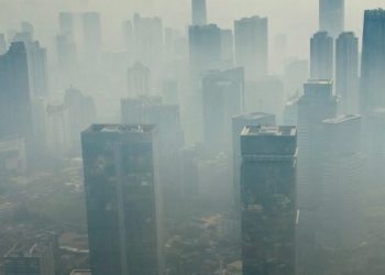 Jakarta City Air Pollution Highest in The World Sunday Morning