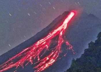 Mount Merapi Alert Level 3, Lava Falls Up to 1.5 Km