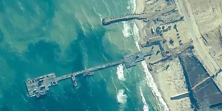 UN: Gaza Aid-Pier Operations Suspended